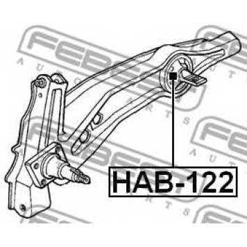Подвеска рычага независимой подвески колеса FEBEST HAB-122-1
