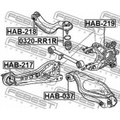 Подвеска рычага независимой подвески колеса FEBEST HAB-218