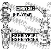 Подшипник опоры стойки амортизатора FEBEST HB-YF4F