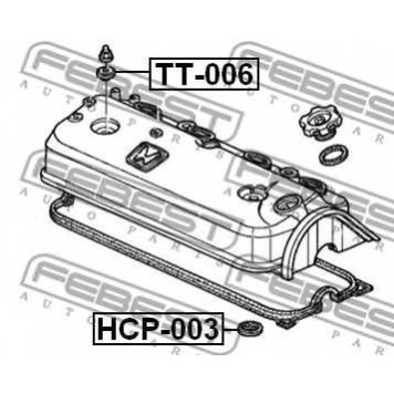 Уплотнительное кольцо, шахта свечи FEBEST HCP-003-1