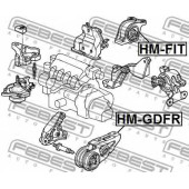 Подвеска двигателя FEBEST HM-GDFR