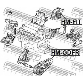 Подвеска двигателя FEBEST HM-GDFR