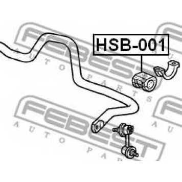 Опора стабилизатора FEBEST HSB-001-1