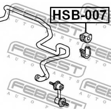 Втулка стабилизатора FEBEST HSB007