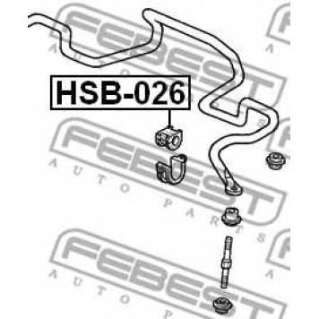 Опора стабилизатора FEBEST HSB-026