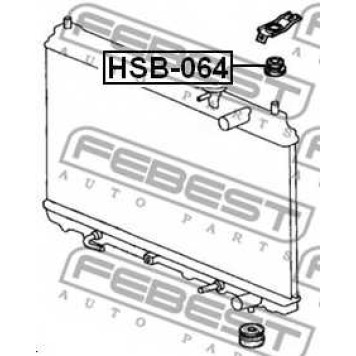 Подвеска радиатора FEBEST HSB-064