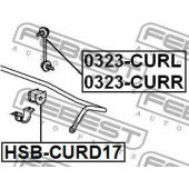 Опора стабилизатора FEBEST HSB-CURD17