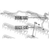 Опора стабилизатора FEBEST HSB-GE
