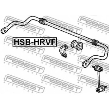 Опора стабилизатора FEBEST HSB-HRVF-1