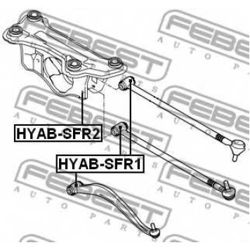 Подвеска рычага независимой подвески колеса FEBEST HYAB-SFR1-1