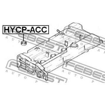 Уплотнительное кольцо, шахта свечи FEBEST HYCP-ACC-3