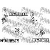Подвеска двигателя FEBEST HYM-NFLH