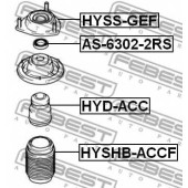 Подвеска амортизатора FEBEST HYSS-GEF