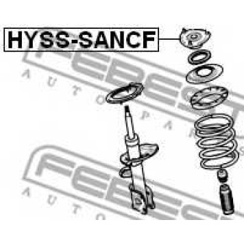 Подвеска амортизатора FEBEST HYSS-SANCF
