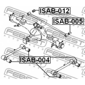 Подвеска рычага независимой подвески колеса FEBEST ISAB-005