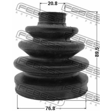 Листовая рессора, дополнительная рессора FEBEST ISD-NKR