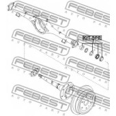 Подшипник приводного вала FEBEST KIT-SPR