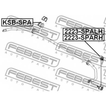 Опора стабилизатора FEBEST KSB-SPA