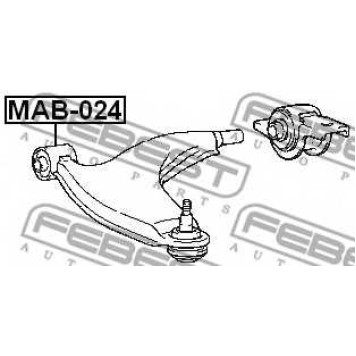 Подвеска рычага независимой подвески колеса FEBEST MAB-024