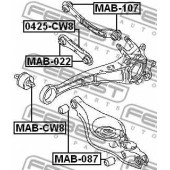 Подвеска рычага независимой подвески колеса FEBEST MAB-087