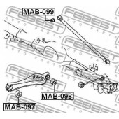 Подвеска рычага независимой подвески колеса FEBEST MAB-098