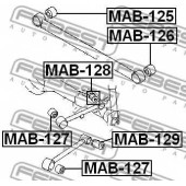 Подвеска рычага независимой подвески колеса FEBEST MAB-125