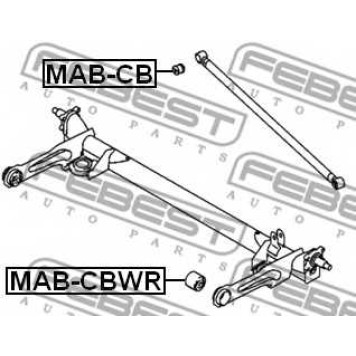 Подвеска рычага независимой подвески колеса FEBEST MAB-CB