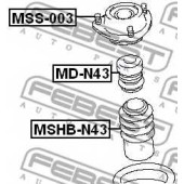 Амортизатор передний для DODGE STRATUS / MITSUBISHI DEBONAIR, DIAMANTE, ECLIPSE, GALANT, SAPPORO, SPACE RUNNER, SPACE, STARION <b>FEBEST MD-N43</b>