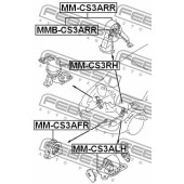 Сайлентблок задн опоры двигателя MITSUBISHI LANCER,LANCER CEDIA (CS) <b>FEBEST MMB-CS3ARR</b>