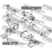 Подвеска двигателя FEBEST MMB-H77F
