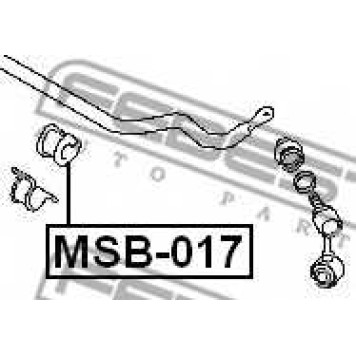 Опора стабилизатора FEBEST MSB-017-1