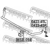 Опора стабилизатора FEBEST MSB-094