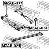 Подвеска рычага независимой подвески колеса FEBEST MZAB-033