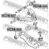 Подвеска рычага независимой подвески колеса FEBEST MZAB-086