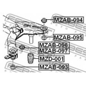 Втулка балки моста FEBEST MZAB-093