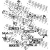 Втулка рычага колесной подвески FEBEST MZAB-150