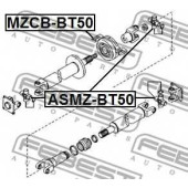 Подшипник, промежуточный подшипник карданного вала FEBEST MZCB-BT50