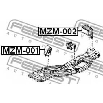 Подвеска двигателя FEBEST MZM-001