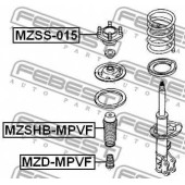 Пыльник амортизатора FEBEST MZSHB-MPVF