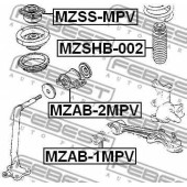 Подвеска амортизатора FEBEST MZSS-MPV