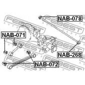 Подвеска рычага независимой подвески колеса FEBEST NAB-072