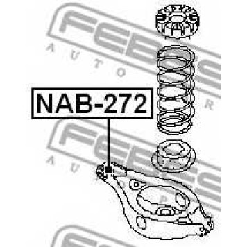 Подвеска рычага независимой подвески колеса FEBEST NAB-272
