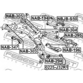 Опора, дифференциал FEBEST NAB-347