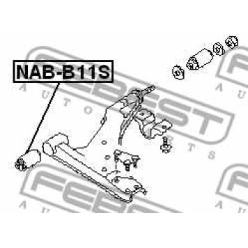 Сайлентблок переднего рычага FEBEST NAB-B11S-1