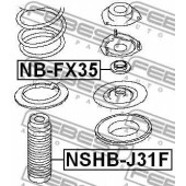 Подшипник опоры стойки амортизатора FEBEST NB-FX35