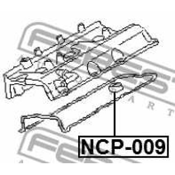 Кольцо уплотн свечн колодца NISSAN MAXIMA CA33 2000.01-2006.01 <b>FEBEST NCP-009</b>-1