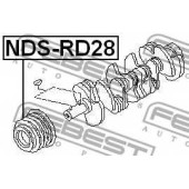 Ременный шкив коленвала FEBEST NDS-RD28