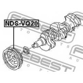 Ременный шкив коленвала FEBEST NDS-VQ20