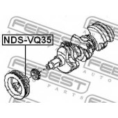 Ременный шкив коленвала FEBEST NDS-VQ35