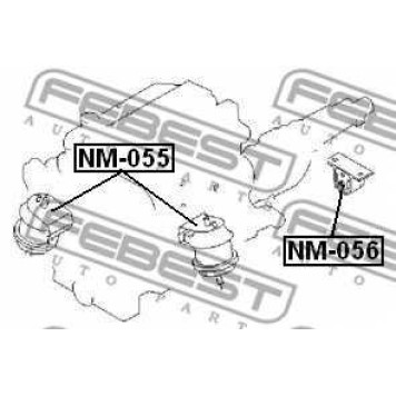 Подвеска двигателя FEBEST NM-055